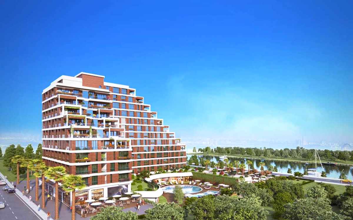Penthouse 1+1 — İstanbul Eser Residence Penthouse 1+1 daire iç mekan görünümü